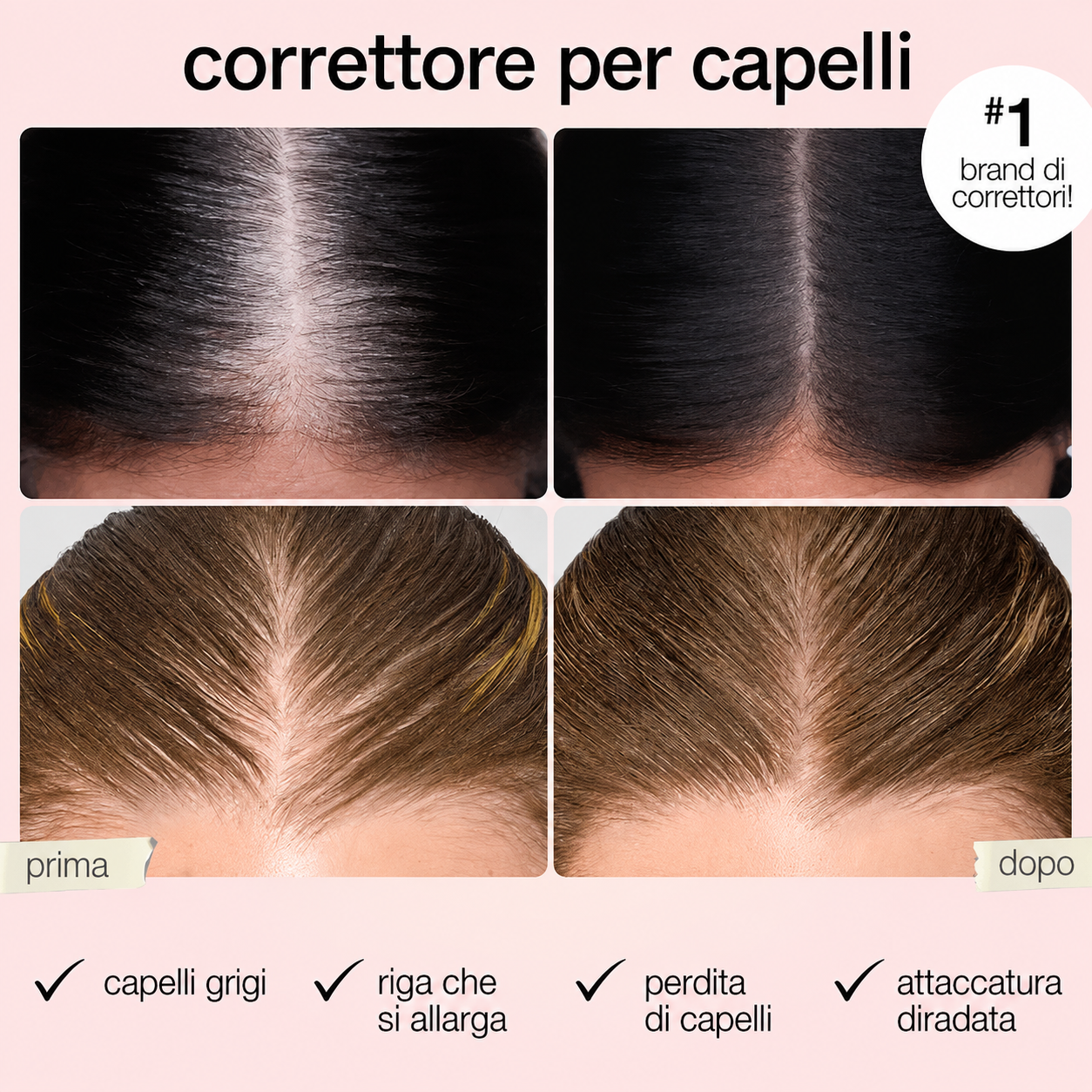 Hair Magic - Correttore Istantaneo per Capelli Anti-Diradamento