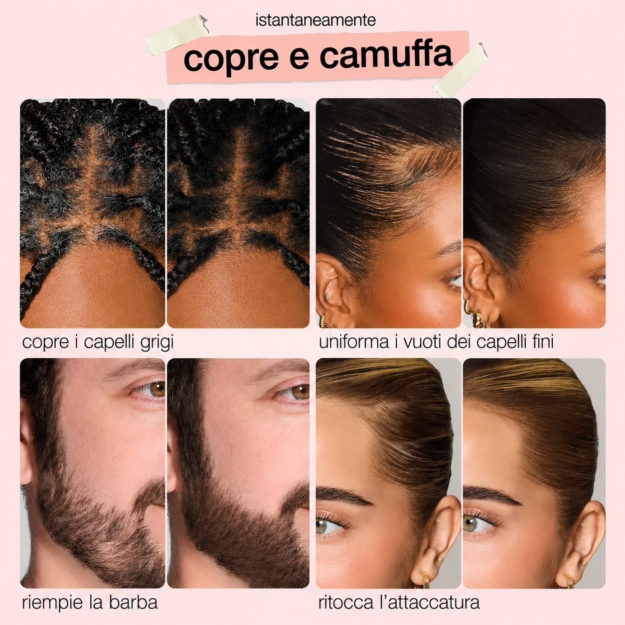 Hair Magic - Correttore Istantaneo per Capelli Anti-Diradamento